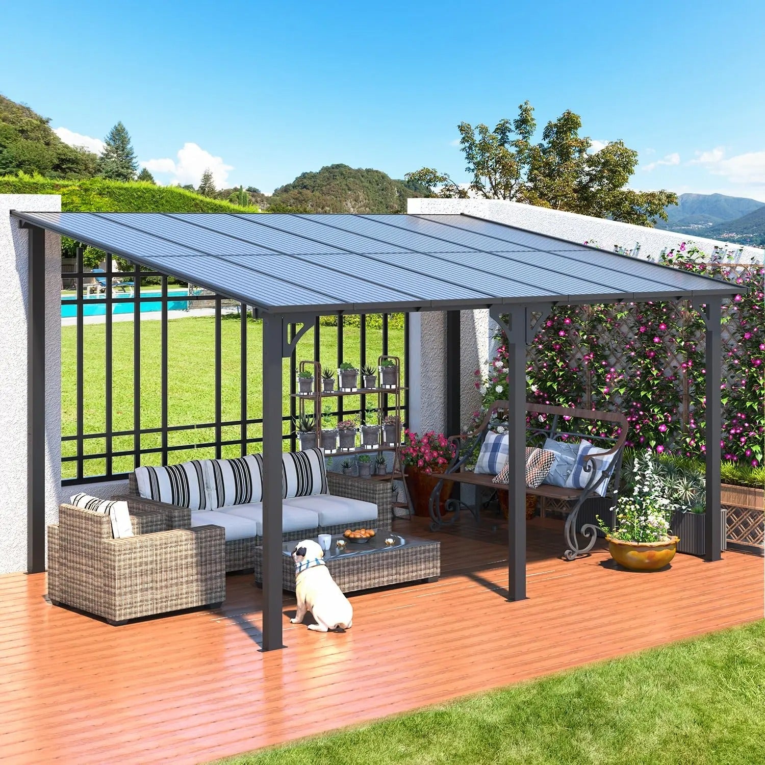 Horizon Wall-Mount Pergola