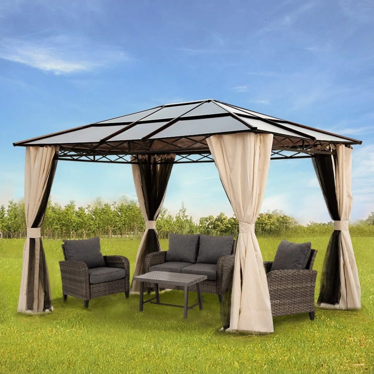 Summit Haven Hardtop Gazebo